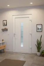 Haustür Kunststoff Premium F036 RAL 7016-RAL 9016 Stilwelt innen