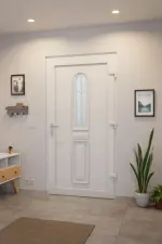 Haustür Kunststoff Premium T012 RAL 7016-RAL 9016 Stilwelt innen