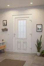 Haustür Kunststoff Premium T036 RAL 9016-RAL 9016 Stilwelt innen