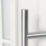 Haustür Kunststoff Premium T043 RAL 9016-RAL 9016 Detail Drücker