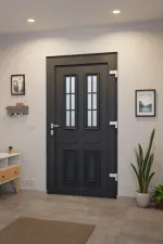 Haustür Kunststoff Premium T043 RAL 7016-RAL 7016 Stilwelt innen