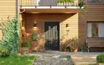 Haustür Kunststoff Premium T043 RAL 7016-RAL 7016 Stilwelt main