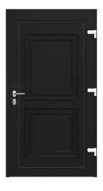 Haustür Kunststoff Premium T046 RAL 9005-RAL 9005 Frontansicht innen