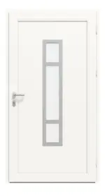 Meeth Haustür Optima 87 RAL 9016-RAL 9016 Frontansicht innen