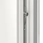 Detail Schließer von Kunststoff Nebeneingangstür JM NETK 03 in RAL 9016