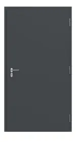 Hörmann Haustür ISOPRO IP 010 RAL 7016-RAL 7016 Frontansicht innen