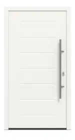 Hörmann Haustür ISOPRO IP 015 RAL 9016-RAL 9016 Frontansicht außen