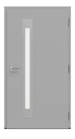 Hörmann Haustür ISOPRO IP 780 RAL 9006-RAL 9006 Frontansicht innen