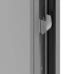 Hörmann Haustür ISOPRO IP 780 RAL 9006-RAL 9006 Detail Schließer