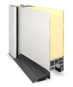 Hörmann Haustür ISOPRO IP 780 RAL 9016-RAL 9016 Detail Querschnitt