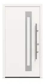 Hörmann Haustür ISOPRO Secur IPS 790 RAL 9016-RAL 9016 Frontansicht außen