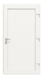 Haustür Kunststoff Premium F001 RAL 9016-RAL 9016 Frontansicht innen