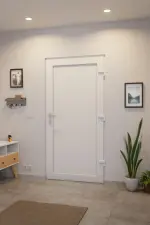 Haustür Kunststoff Premium F001 RAL 9016-RAL 9016 Stilwelt innen