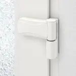 Haustür Kunststoff Premium F002 RAL 9016-RAL 9016 Detail Bänder