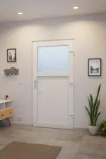 Haustür Kunststoff Premium F002 RAL 7016-RAL 9016 Stilwelt innen