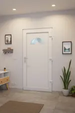 Haustür Kunststoff Premium F010 RAL 9016-RAL 9016 Stilwelt innen