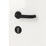 Interio Energiespar-Haustür Stahl-Alu Black Design Motiv B01 RAL 9016-RAL 9016 Detail Oberfläche