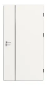 Haustür System S68 ZL Hebe RAL 9016-RAL 9016 Frontansicht innen