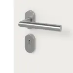 Haustür System S68 ZL Hebe RAL 9016-RAL 9016 Detail Oberfläche