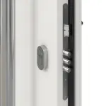 Haustür System S68 2ZA Temidas RAL 9016-RAL 9016 Detail Schließer