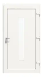 Haustür Kunststoff Premium Plus F033 RAL 9016-RAL 9016 Frontansicht innen