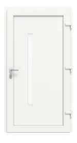 Haustür Kunststoff Premium Plus F047 RAL 9016-RAL 9016 Frontansicht innen