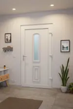 Haustür Kunststoff Premium Plus T013 RAL 9016-RAL 9016 Stilwelt innen