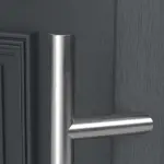 Haustür Kunststoff Premium Plus T015 RAL 7016-RAL 9016 Detail Drücker