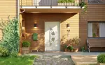 Haustür Kunststoff Premium Plus T035 RAL 9016-RAL 9016 Stilwelt main