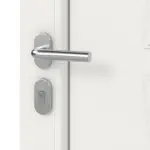 Haustür Kunststoff Premium Plus T035 RAL 9016-RAL 9016 Detail Oberfläche