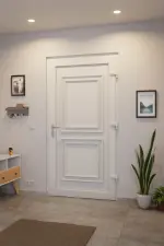 Haustür Kunststoff Premium Plus T046 RAL 9016-RAL 9016 Stilwelt innen