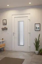 Haustür Kunststoff Premium Plus T053 RAL 9016-RAL 9016 Stilwelt innen