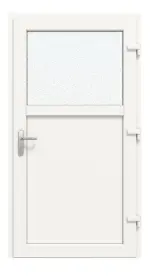 Kunststoff NET F002 Premium RAL 9016-RAL 9016 Frontansicht innen