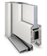 Kunststoff NET F010 Premium RAL 9016-RAL 9016 Detail Querschnitt