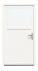 Kunststoff NET F002 Premium Plus RAL 9016-RAL 9016 Frontansicht außen