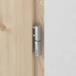 Interio Holz-Haustür Freiburg Fichte unbehandelt Detail Bänder