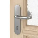 Interio Holz-Haustür Freiburg Fichte unbehandelt Detail Oberfläche