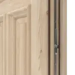 Interio Holz-Haustür Stuttgart Fichte unbehandelt Detail Schließer