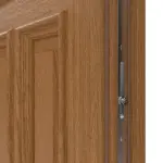 Interio Holz-Haustür Stuttgart Eiche lasiert Detail Schließer