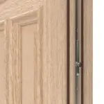 Interio Holz-Haustür Stuttgart Eiche unbehandelt Detail Schließer