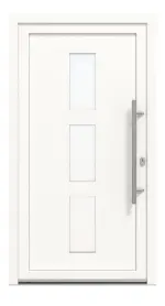 Meeth Haustür Optima Pro 109 RAL 9016-RAL 9016 Frontansicht außen