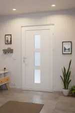 Meeth Haustür Optima Pro 109 RAL 9016-RAL 9016 Stilwelt innen