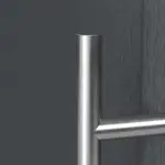 Haustür mit Seitenteil Kunststoff Premium F001 RAL 7016-RAL 9016 Detail Drücker