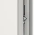 Haustür mit Seitenteil Kunststoff Premium F001 RAL 9016-RAL 9016 Detail Schließer