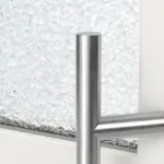 Haustür mit Seitenteil Kunststoff Premium F002 RAL 9016-RAL 9016 Detail Drücker