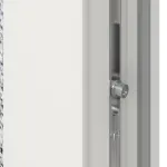 Haustür mit Seitenteil Kunststoff Premium Plus F002 RAL 9016-RAL 9016 Detail Schließer