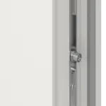 Haustür mit Seitenteil Kunststoff Premium Plus F010 RAL 9016-RAL 9016 Detail Schließer