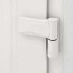 Haustür mit Seitenteil Kunststoff Premium Plus F010 RAL 9016-RAL 9016 Detail Bänder