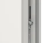 Haustür mit Seitenteil Kunststoff Premium F012 RAL 9016-RAL 9016 Detail Schließer