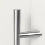 Haustür mit Seitenteil Kunststoff Premium Plus F012 RAL 9016-RAL 9016 Detail Drücker